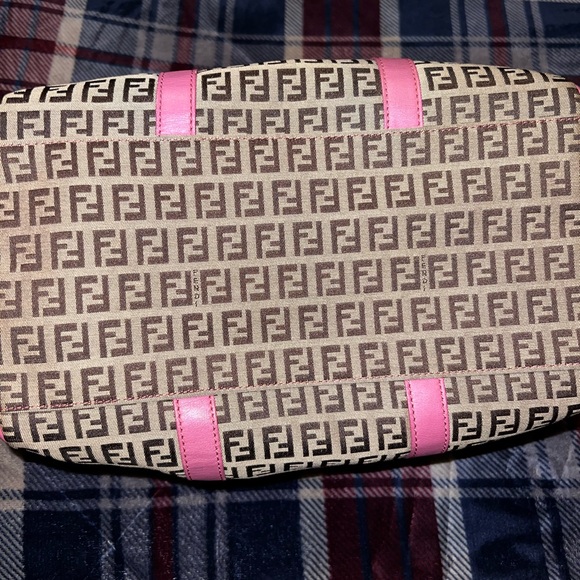 Not for sale!!!! FENDI Zucchino Forever Bauletto Boston Bag💖 - Picture 8 of 8